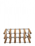The Swedish Wine Rack Factory - 15 Bottle Self Assembly Kit Light Wood - Riiulid - ONE SIZE