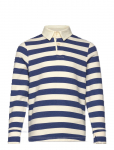 THE ANIMALS OBSERVATORY - Stripes Navy Eel Polo Shirt - Pikkade varrukatega polos&auml;rgid - 4 Y