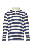 THE ANIMALS OBSERVATORY - Stripes Navy Eel Polo Shirt - Pikkade varrukatega polos&auml;rgid - 4 Y