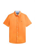 Tommy Hilfiger - Linen Blend Solid Ss Rf Sht - L&uuml;hikeste varrukatega s&auml;rgid - M