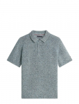 Tommy Hilfiger - Dc Spread Collar Mouline  Polo - L&uuml;hikeste varrukatega kootud polos&auml;rgid - S