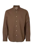 Selected - Slmregclay Linenblend Ls Shirt Cla Noos - Vabaaja s&auml;rgid - XL