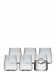 Lyngby Glas - Vandglas Zero 6 Stk. - Joogiklaasid - 42 CL