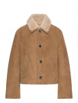 AMI - Shearling Buttonned Jacket - Nahk - L