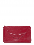 Zadig & Voltaire - Angel Pouch Wrinkled Patent - Peo- ja teatrikotid - ONE SIZE