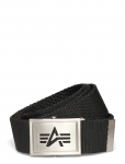 Alpha Industries - Heavy Duty Logo Belt - Klassikalised v&ouml;&ouml;d - ONE SIZE