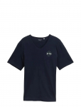 Tom Tailor - Printed V-Neck T-Shirt - L&uuml;hikeste varrukatega - L
