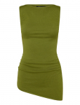 Gina Tricot - Asymmetric Knitted Top - Varrukateta - XL