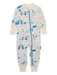 Geggamoja - Bamboo Two Way Zip Pyjamas - Pidžaama kombinesoonid - 50/56