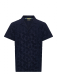 Scotch & Soda - Terry Jacquard Regularfit Shortsleeved Shirt - Vabaaja s&auml;rgid - L