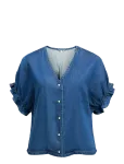 Object - Objframe 2/4 V-Neck Re Top Noos - L&uuml;hikeste varrukatega - 42