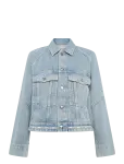 Calvin Klein Jeans - Branded Boxy Denim Jacket Fresh - L&uuml;hikesed teksap&uuml;ksid - XS