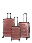 RakelW Travel - Rw Travel Ocean Vibes 3 Set V&auml;skor Soft Coral - Piloodi- ja &auml;rikohvrid - ONE SIZE