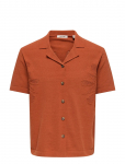 ONLY & SONS - Onsjam Life Reg Ss Shirt Knit - L&uuml;hikeste varrukatega kootud polos&auml;rgid - M