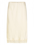 Monki - Satin Lace Mid Skirt - P&otilde;lveni ja midiseelikud - M