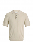 Jack & Jones - Jprblawilliam Structure Knit Polo Ss Sn - L&uuml;hikeste varrukatega kootud polos&auml;rgid - XXL