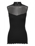 Rosemunde - Rwbernadine Organic Sl Lace T-Neck - K&otilde;rge kaelusega - XL