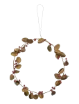 House Doctor - Wreath, Hdauric, Golden - Kuivatatud ja kunstlilled - ONE SIZE
