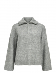 Object - Objdiana Ls Re Zip High Neck Knit Noos - Džemprid - XL