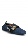GANNI - Sue Triple Ballerina Denim Fringed - Baleriinad - 40