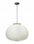 Blomus - Pendant Lamp - 48 Cm, &Oslash; 60 Cm - Kami - Oak - Rippvalgustid - &Oslash; 60CM