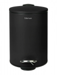 Blomus - Pedal Bin - &Oslash; 17 Cmn, 3 L - Tubo - Black - Paberikorvid - L 21.5CM