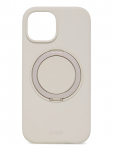 Holdit - Silicone Stand Case Iphone 16E/15 Mocha Brown - Telefoni&uuml;mbrised - IPHONE 16E/15