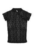 NOISY MAY - Nmesmee Capsleeve Lace Top - L&uuml;hikeste varrukatega - S