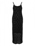 NOISY MAY - Nmlouise Mesh Flock Long Dress Jrs - Maksikleidid - S