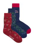 Jack & Jones - Jachappy Holidays Socks 3 Pack - Tavalised sokid - ONE SIZE