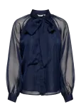 ONLY - Onllumeria L/S Tie Blouse Wvn - Pikkade varrukatega - M