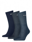 PUMA - Puma Unisex Light Crew Sock 3P - Tavalised sokid - 35-38