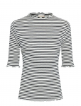 Karen By Simonsen - Candacekb Stripe Ss - L&uuml;hikeste varrukatega - S