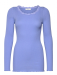Rosemunde - Organic T-Shirt W/Lace - Pikkade varrukatega - XS