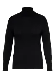 ONLY Carmakoma - Carvenice Lifel/S Roll Pullover Knt - K&otilde;rge kaelusega - 46-48