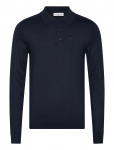 Lindbergh - Long Sleeve Knitted Poloshirt - Pikkade varrukatega kootud polos&auml;rgid - S