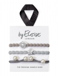 ByEloise - Shades Of Grey - Juuksekummid - ONE SIZE