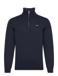 Gant - Cotton Knit Half-Zip Sweater - Poolpika lukuga džemprid - XL