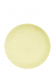 Aida - Confetti Lemon Middags Tallerken M/Relief Porcel&aelig;n 1 Stk 27,5 Cm - Praetaldrikud - &Oslash; 28.5 CM x 28.5