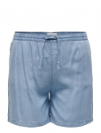 ONLY Carmakoma - Carpema Life Lyocell Dnm Shorts Yok - Vabaaja l&uuml;hikesed p&uuml;ksid - 54
