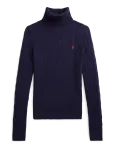 Polo Ralph Lauren - Wool-Cashmere Cable Turtleneck Sweater - K&otilde;rge kaelusega - XS