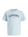 Jack & Jones - Jjecaleb Varsity Tee Ss O-Neck Noos Jnr - L&uuml;hikeste varrukatega - 140