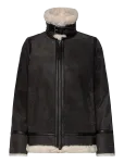 Jofama - Lydia Shearling Jacket - Nahk - 34