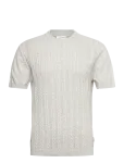 Lindbergh - Knitted S/S O-Neck Tee - L&uuml;hikeste varrukatega - M