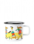 Pippi Langstr&oslash;mpe - Enamel Mug 3,7Dl Pippi Longstocking - Cups - 37 CL