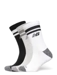New Balance - Active Lifestyle Striped Crew Socks 3 Pack - Spordisokid - S