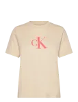 Calvin Klein Jeans - Hero Ss Classic Monologo Cneck T - L&uuml;hikeste varrukatega - XS