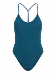 NIKE SWIM - Nike Swoosh Terry Towelling V Neck One Piece - Spordi ujumistrikood - L