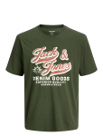 Jack & Jones - Jjelogo Tee Ss O-Neck 2 Col Aw25 Sn - L&uuml;hikeste varrukatega - M