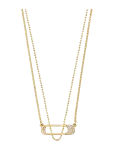 Pilgrim - Instant Necklace, 2-In-1 Set, Gold-Plated - Kett-kaelakeed - ONE SIZE